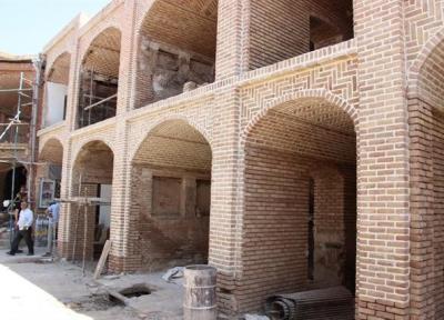اتمام فاز نخست مرمت سرای ایکی قاپیلی بازار تاریخی تبریز