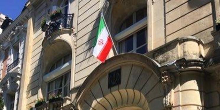 سفارت ایران در پاریس: اعلام ابتلا به کرونا از سوی مقامات ایرانی نماد بارزی از شفافیت ایران است