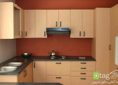 طراحی آشپزخانه کوچک به شیوه ای مدرن و خلاقانه همراه با عکس