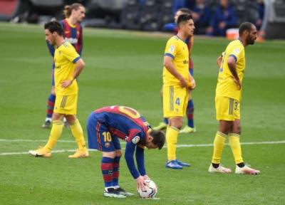 بارسلونا 1 - 1 کادیز؛ تاوان فرصت سوزی!